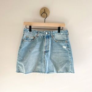 Bershka Denim Mini Skirt
